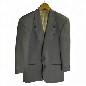Fratelli Bacci Blazer Wool 2-Button Made in Italy Tailored by Dino Baldini NY Lg